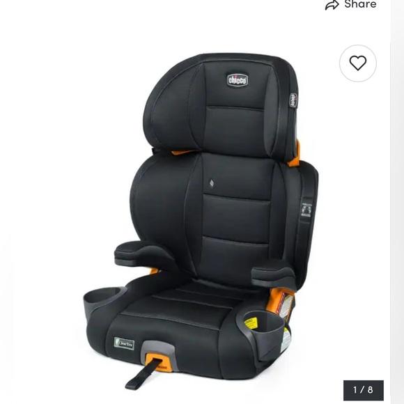 Carseat Chicco Black Kids Booster Seat - Picture 1 of 8